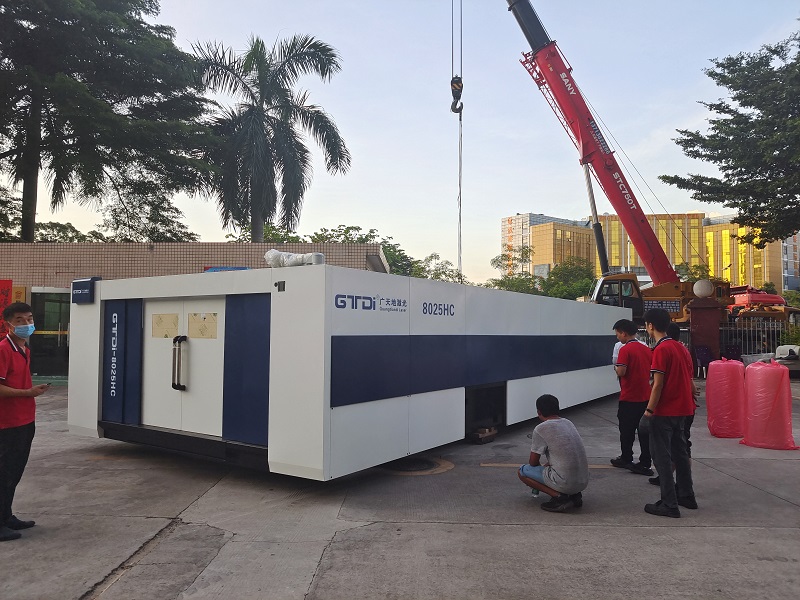 DB视讯·(中国区)激光8025HC总线高功率12000W光纤激光切割机交付成功
